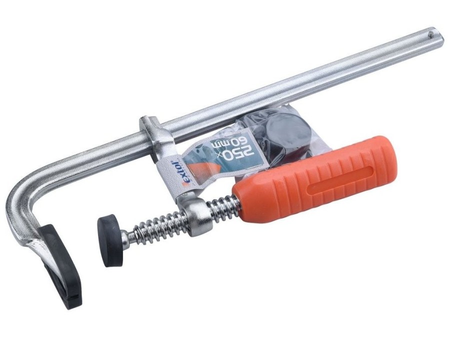 (obrázek pro) Svěrka F - stolařská, 250x60mm, plast.rukojeť, EXTOL PREMIUM