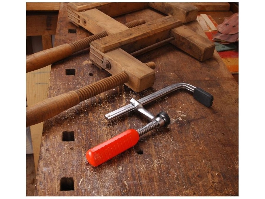 (obrázek pro) Svěrka F - stolařská, 600x100mm, plast.rukojeť, EXTOL PREMIUM