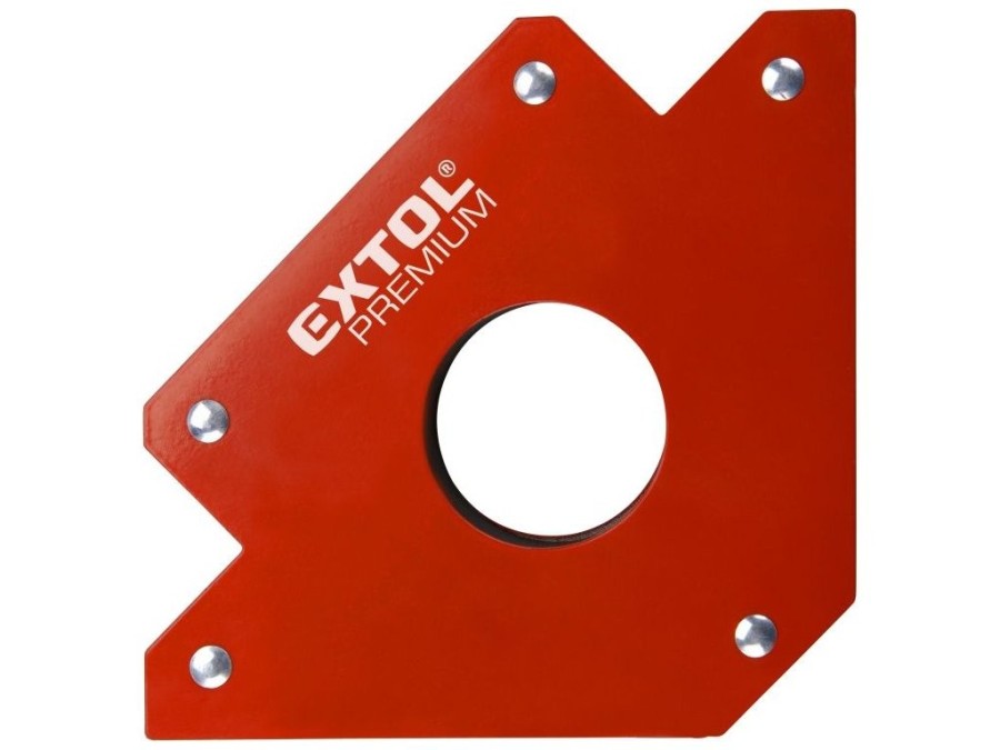 (obrázek pro) Magnet-úhelník svařovací, 45°-90°-135°, nosnost do 34kg EXTOL PREMIUM