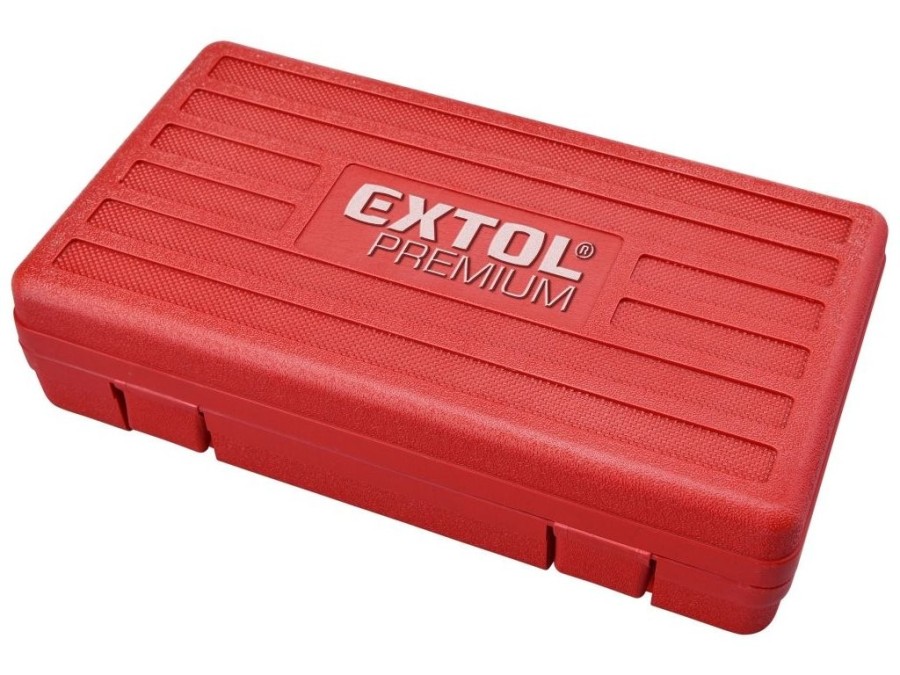 (obrázek pro) Hlavice a hroty Torx sada 35ks, 1/4″,3/8″, 1/2″ EXTOL PREMIUM