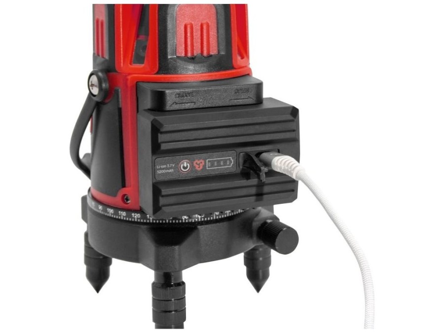 (obrázek pro) Laser zelený liniový, křížový samonivelační EXTOL PREMIUM