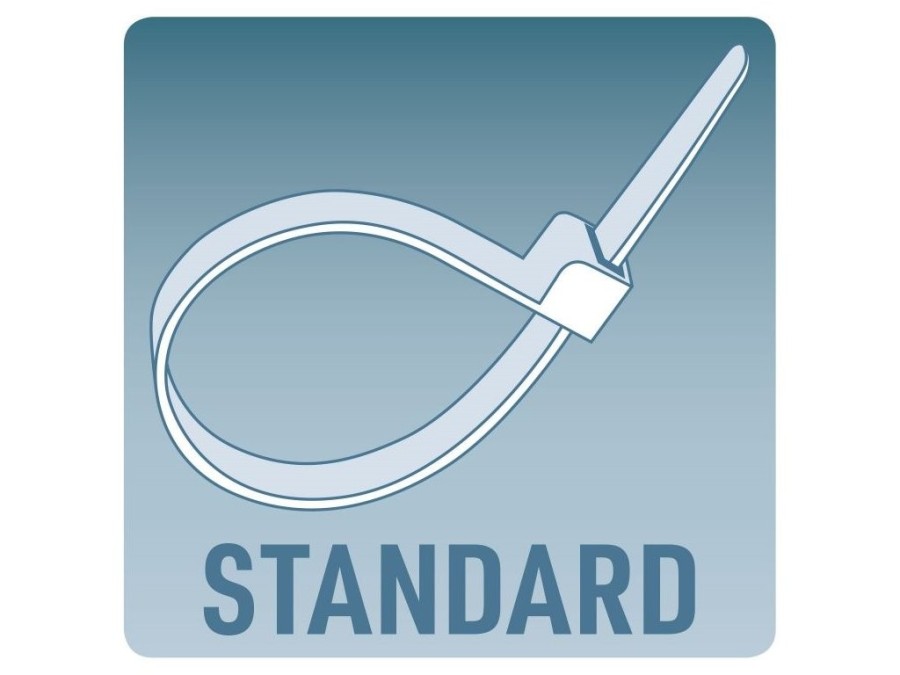 (obrázek pro) Pásky na vodiče, 4,8x400mm, 100ks, bílé, NYLON, EXTOL PREMIUM