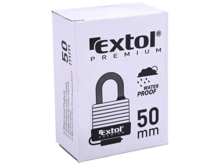 (obrázek pro) Zámek visací voděodolný, 50mm, EXTOL PREMIUM