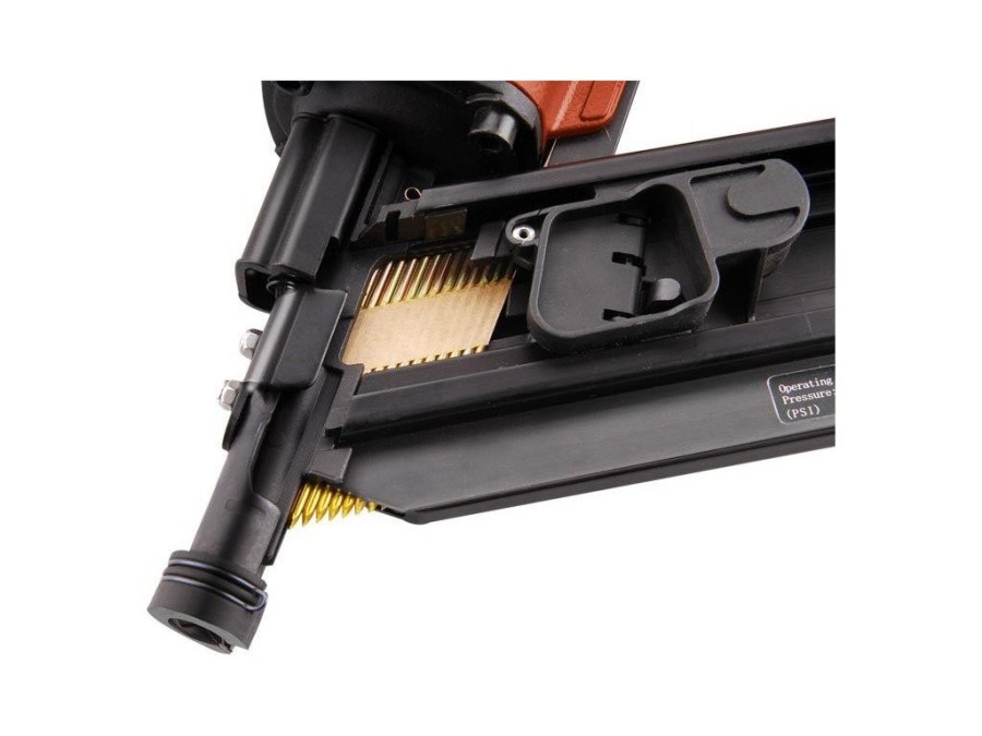 (obrázek pro) Hřebíkovačka na konstrukce, pneumatická, úhel sklonu 34°, EXTOL PREMIUM, NF 2