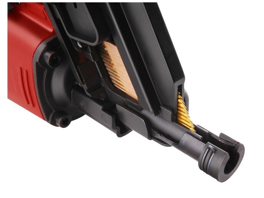 (obrázek pro) Hřebíkovačka na konstrukce, pneumatická, úhel sklonu 34°, EXTOL PREMIUM, NF 2