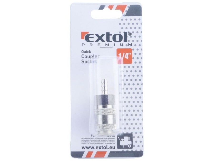 (obrázek pro) Rychlospojka vzduchová zásuvka pro hadici, G-1/4″ EXTOL PREMIUM