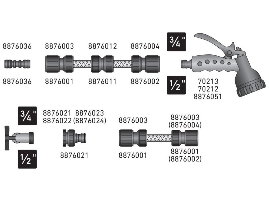 (obrázek pro) Konektor na kohoutek, 1″, mosazný, EXTOL PREMIUM