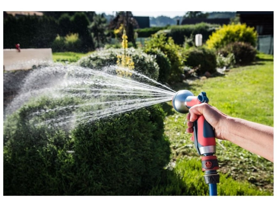 (obrázek pro) Postřikovač zahradní kovový, 8funkční EXTOL PREMIUM