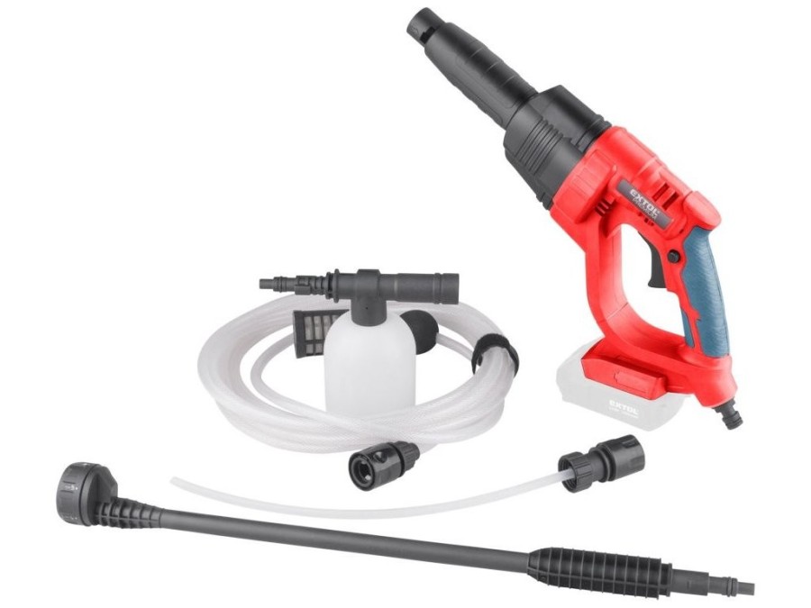 (obrázek pro) Aku tlakový čistič 20V, Li-Ion, 22bar, SHARE20V bez baterie a nabíječky EXTOL PREMIUM