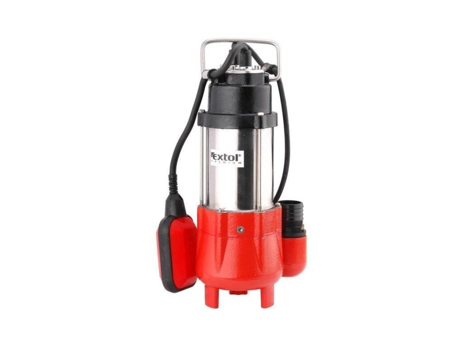 (obrázek pro) Čerpadlo el. ponorné kalové, 250W, 9000l/hod, 5,3m, EXTOL PREMIUM, SP 250 F