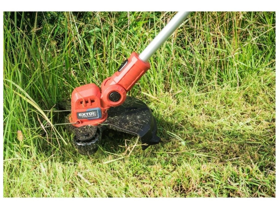 (obrázek pro) Sekačka strunová aku, 30cm, GARDEN20V, 20V Li-ion, bez baterie a nabíječky EXTOL PREMIUM