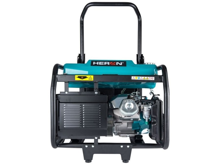 (obrázek pro) Elektrocentrála benzínová 17HP/8.2kW, podvozek, elektrický start HERON