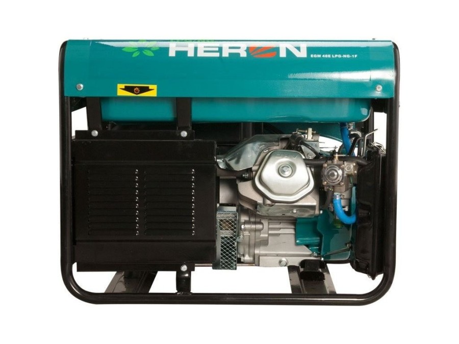 (obrázek pro) Elektrocentrála benzínová a plynová (LPG/NG) 13HP, elektrický start, Benzín 5,0kW, LPG 4,8kW, CNG 4,6kW, HERON, LPGG 50