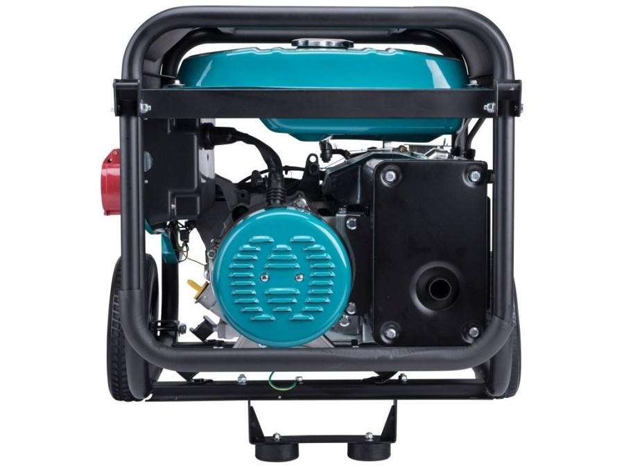 (obrázek pro) Elektrocentrála benzínová 13HP/6,0kW (400V), 2x2,2kW (230V), podvozek HERON