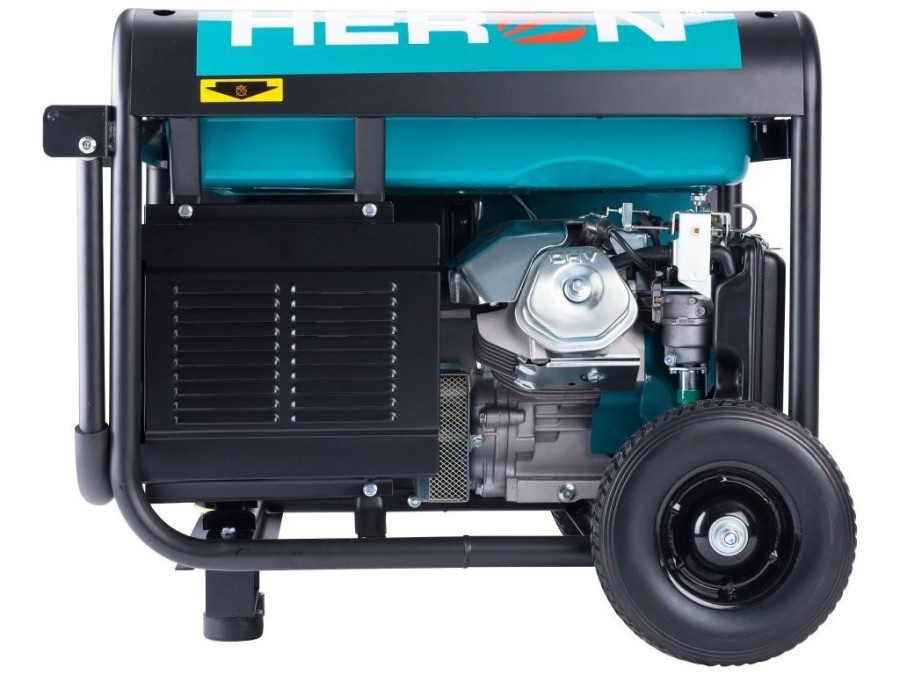 (obrázek pro) Elektrocentrála benzínová 7,0kW/15HP, pro svařování, podvozek HERON