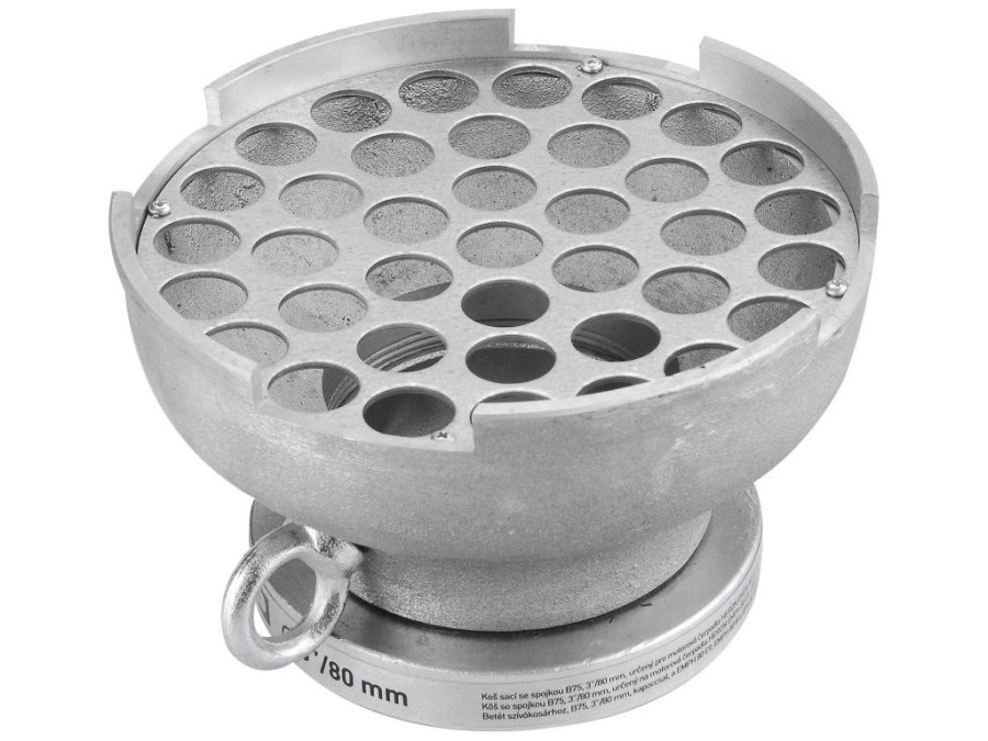 (obrázek pro) Sací koš se spojkou B75, 3″/80mm HERON