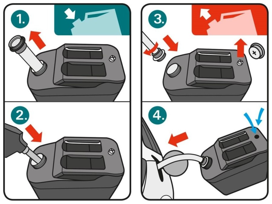 (obrázek pro) Kanystr ocelový na benzín, 20L HERON