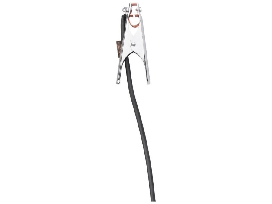 (obrázek pro) Kabely svařovací, sada 2ks, 16mm2, 5m, 10-25, kleště 200A, guma EXTOL PREMIUM