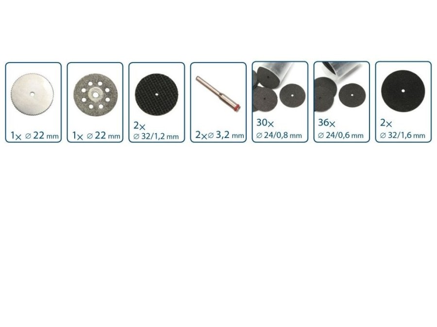 (obrázek pro) Nástavce na přímou brusku sada 74 ks EXTOL PREMIUM