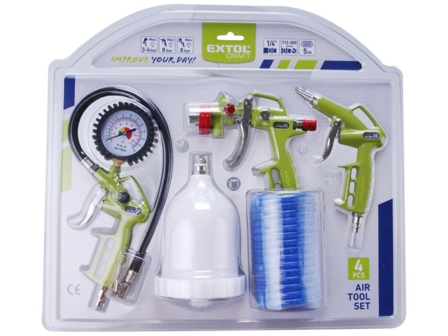 (obrázek pro) Kompresorová sada, pneu, 4ks EXTOL CRAFT