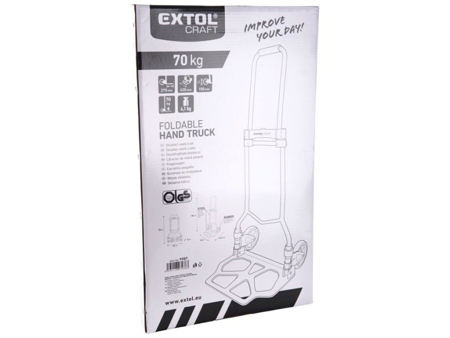 (obrázek pro) Vozík-rudl skládací 70kg EXTOL CRAFT