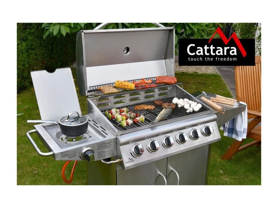(obrázek pro) Gril plynový MANHATTAN pojízdný CATTARA