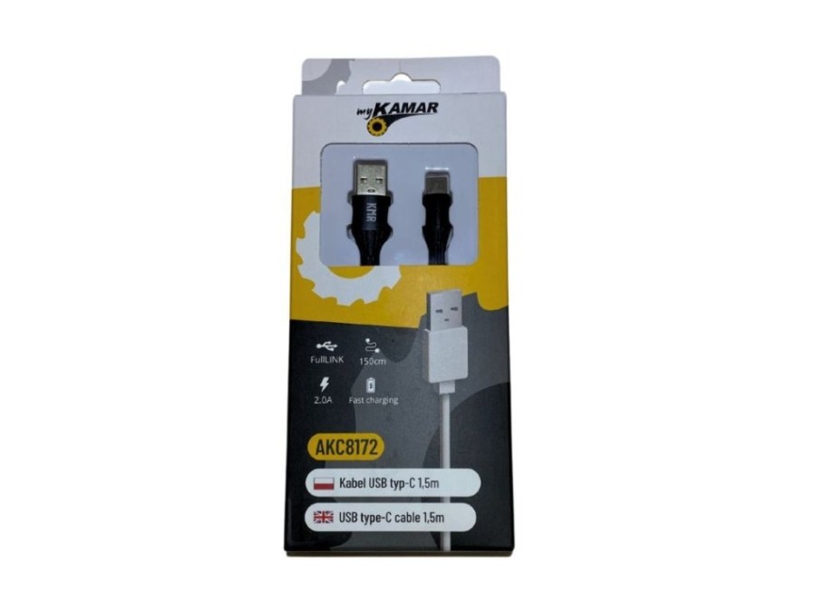 (obrázek pro) Nabíjecí kabel USB-A, USB-C, 1,5m