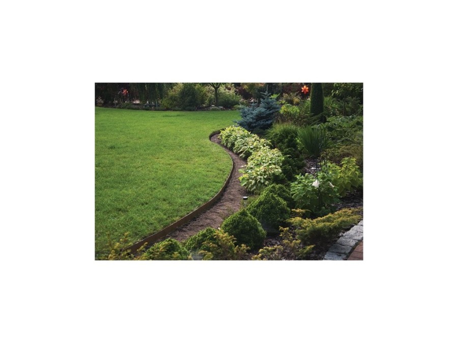 (obrázek pro) Obruba záhonů, hnědá 10m x 50mm EASY BORDER BRADAS