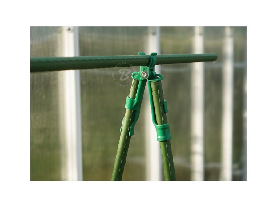 (obrázek pro) Spojka křížová na zahradní tyče 16mm, 3ks, nastavitelná