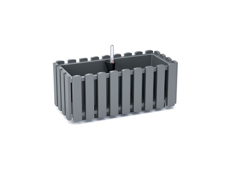 (obrázek pro) Květináč-truhlík 38x18cm šedý kámen BOARDEE FENCYCAS