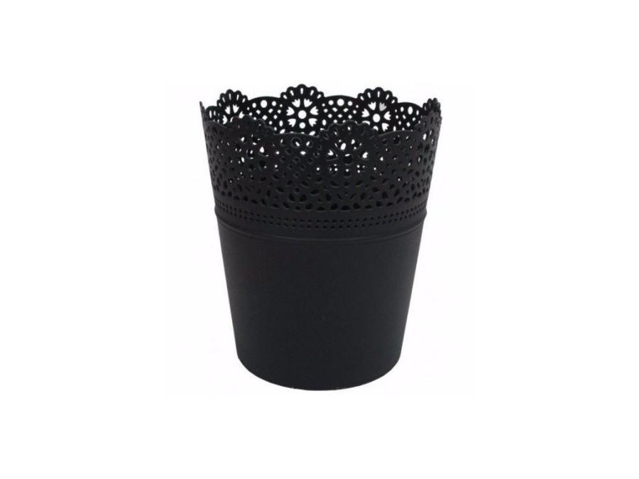 (obrázek pro) Plastový květináč 160mm DLAC160 LACE (Barva: Fuksie)