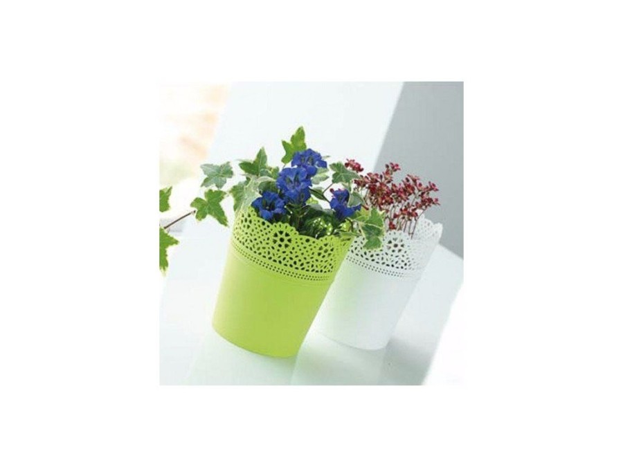 (obrázek pro) Plastový květináč 160mm DLAC160 LACE (Barva: Fuksie)