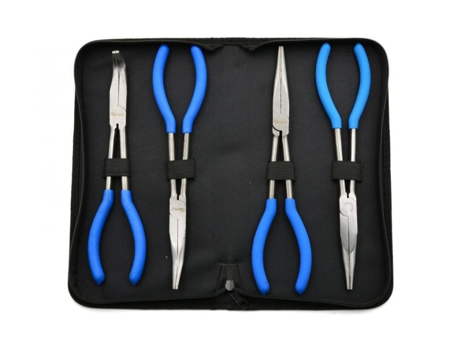 (obrázek pro) Sada dlouhých kleští 280 mm 4 ks GEKO