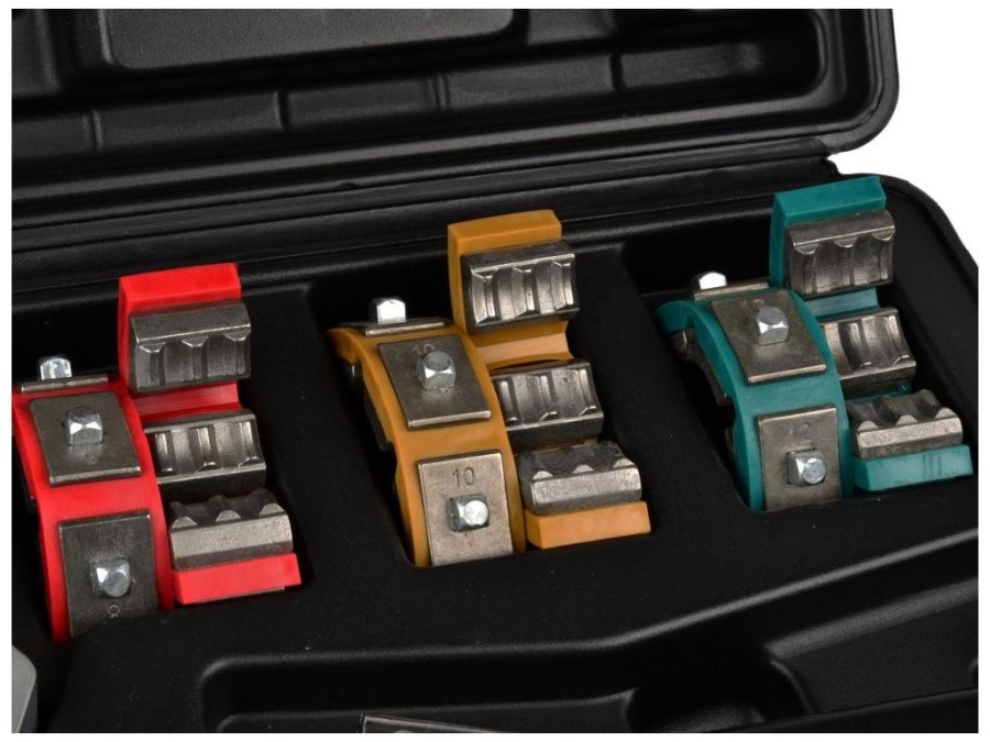 (obrázek pro) Hydraulické krimpovací lisovací kleště, sada na krimpování hadic klimatizací GEKO