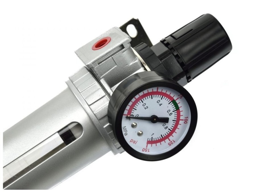 (obrázek pro) Regulátor tlaku s filtrem a manometrem 3/8″ GEKO