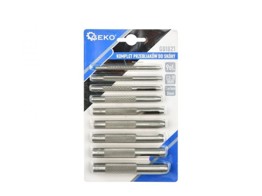 (obrázek pro) Děrovač kůže, sada 9ks GEKO