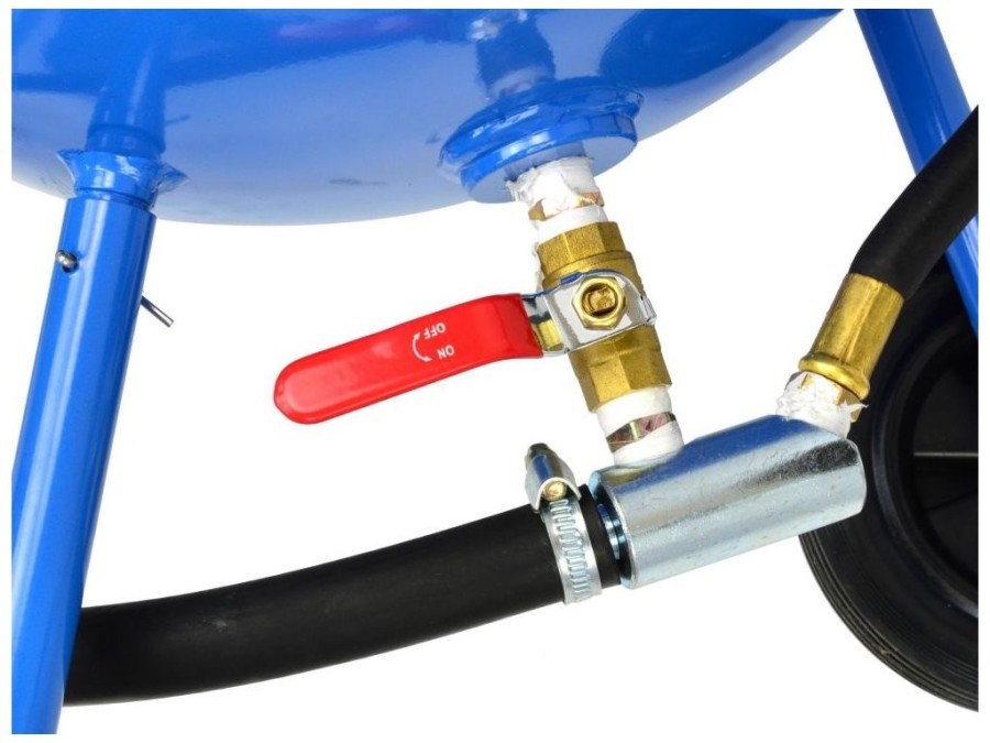 (obrázek pro) Mobilní tryskací jednotka, pískovačka 38l GEKO