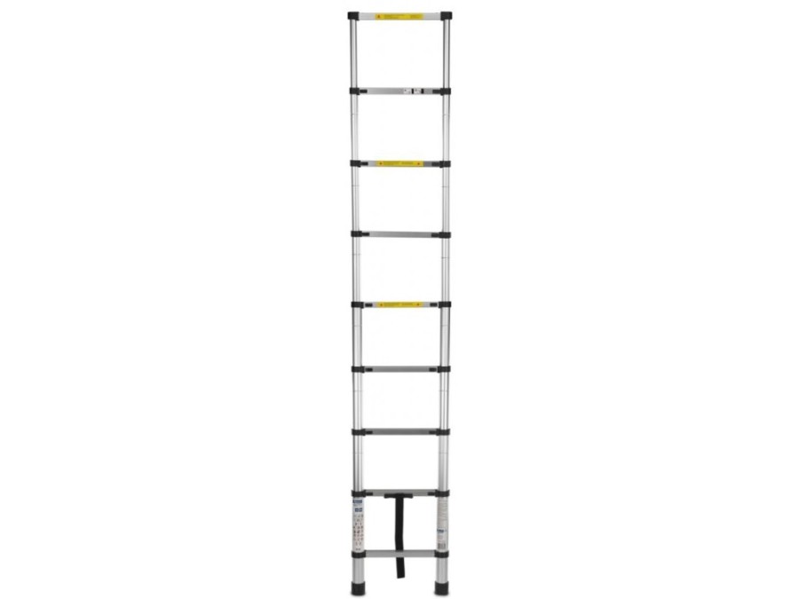 (obrázek pro) Teleskopický žebřík 2,6m, 150kg, hliníkový GEKO