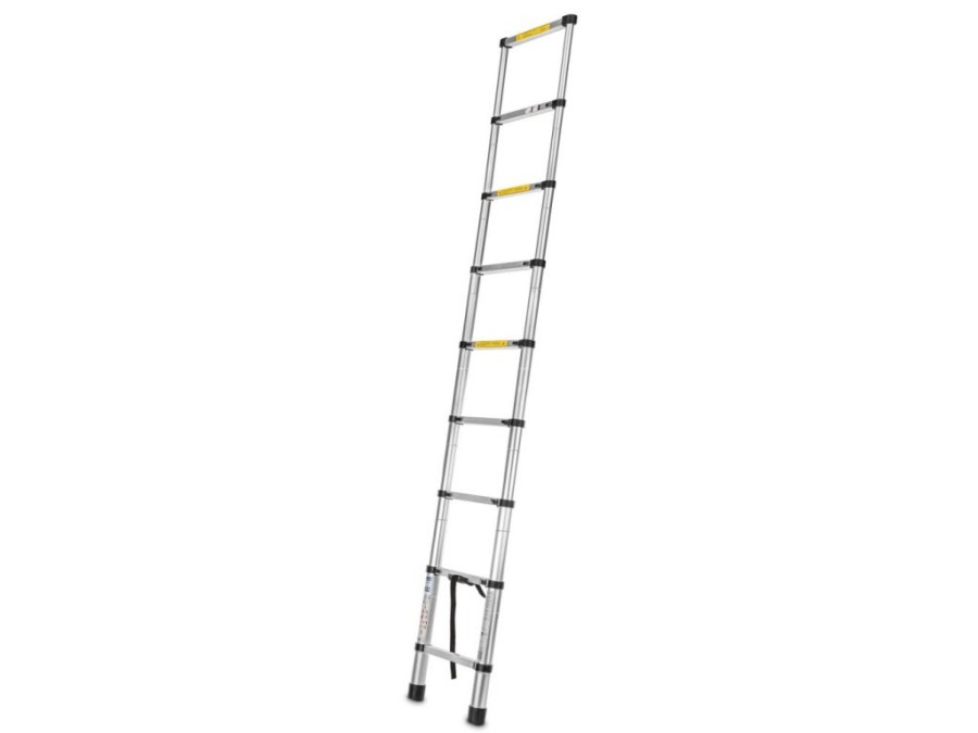 (obrázek pro) Teleskopický žebřík 2,6m, 150kg, hliníkový GEKO