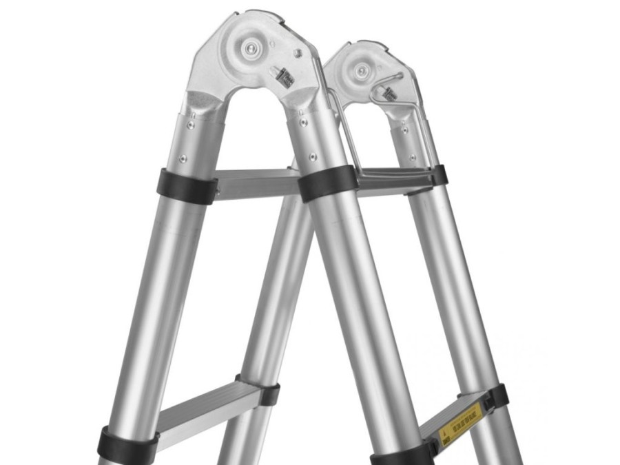 (obrázek pro) Multifunkční teleskopický žebřík 5m, 150kg, hliníkový GEKO