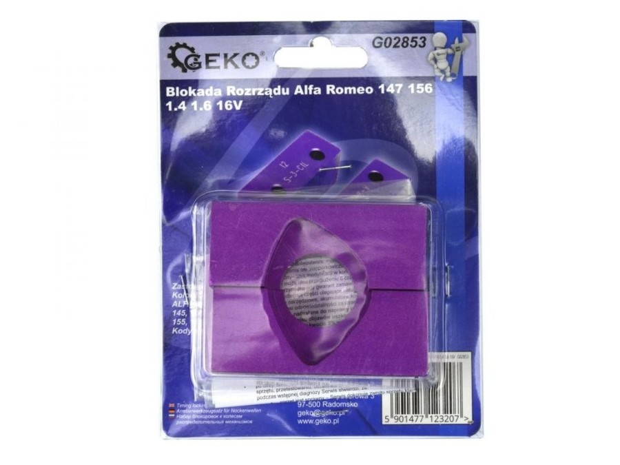 (obrázek pro) Sada na aretaci rozvodů Alfa Romeo 147 156 1.4 1.6 16V GEKO