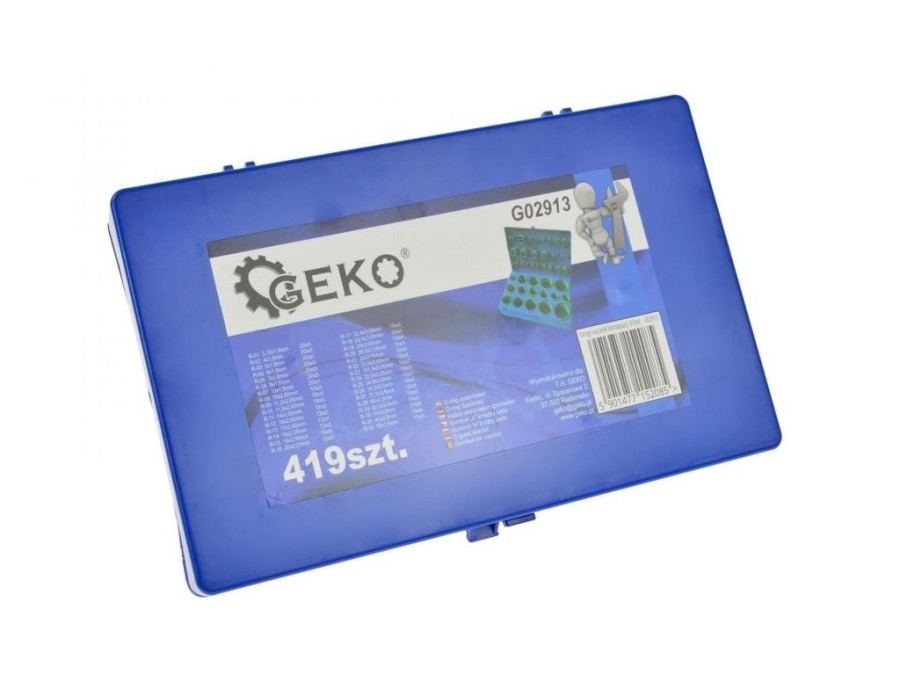 (obrázek pro) Sada těsnění o-kroužků pro klimatizaci 419ks GEKO