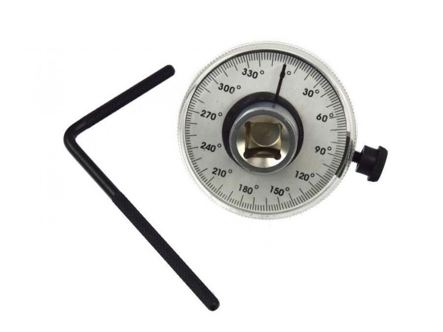 (obrázek pro) Úhloměr na momentový klíč k utahování šroubů 1/2″ GEKO