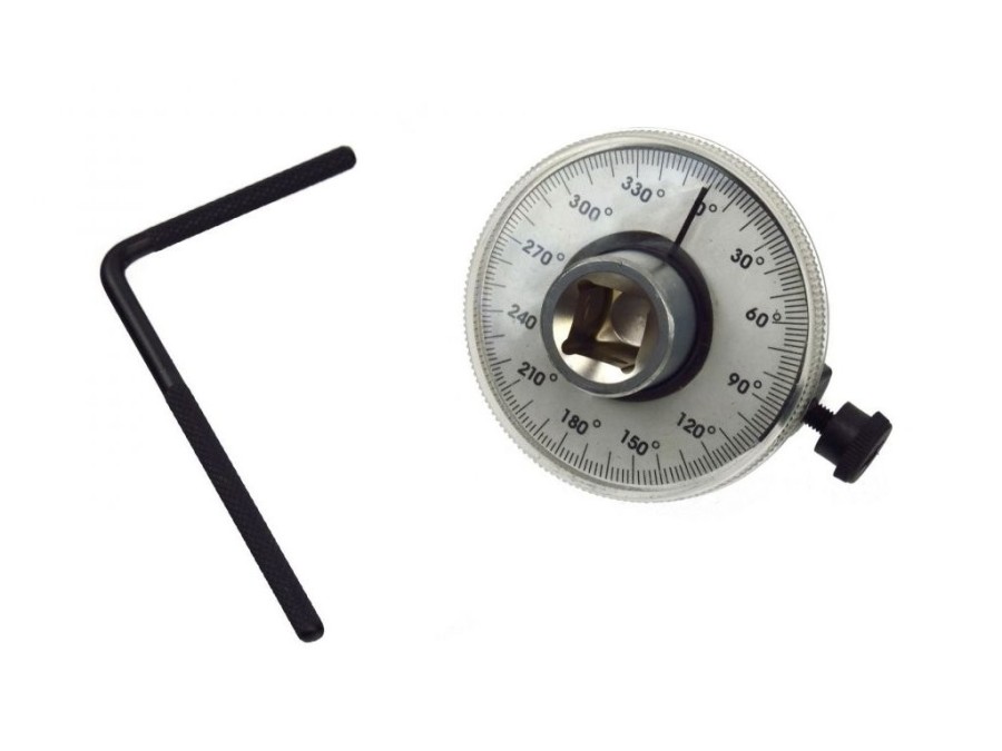 (obrázek pro) Úhloměr na momentový klíč k utahování šroubů 1/2″ GEKO