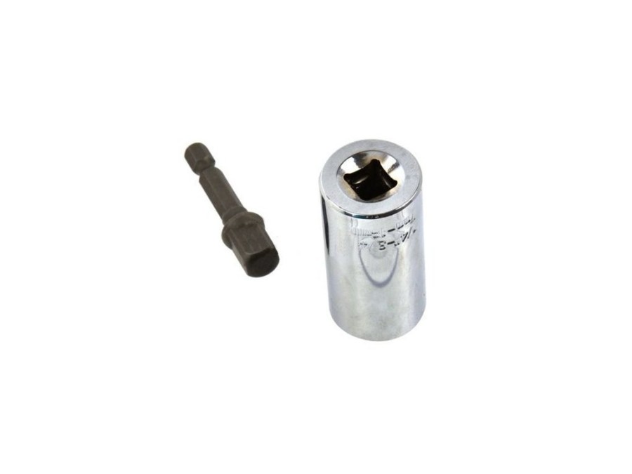 (obrázek pro) Univerzální nástrčná hlavice CrV 7-19mm + adaptér GEKO