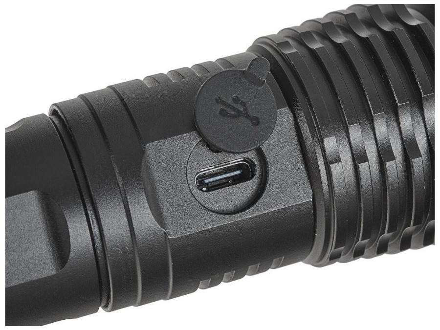 (obrázek pro) Taktická svítilna, LED XHP50, 15 W, 1500 lm, 1800 mAh - GEKO