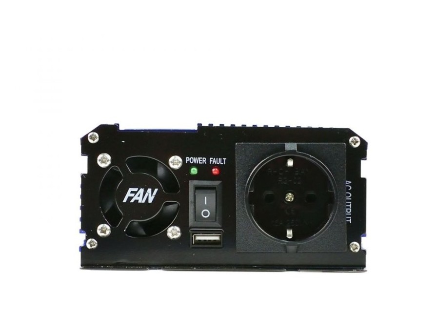 (obrázek pro) Měnič napětí 12/230V 500W/1000W, čistá sinusovka GEKO