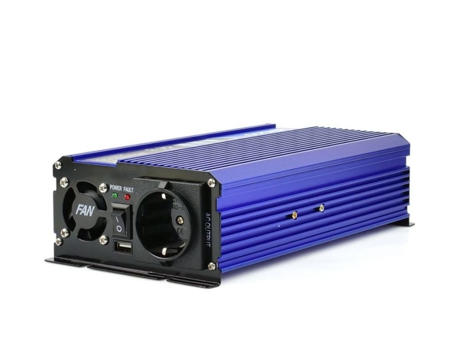 (obrázek pro) Měnič napětí 24/230V 500W/1000W, čistá sinusovka GEKO