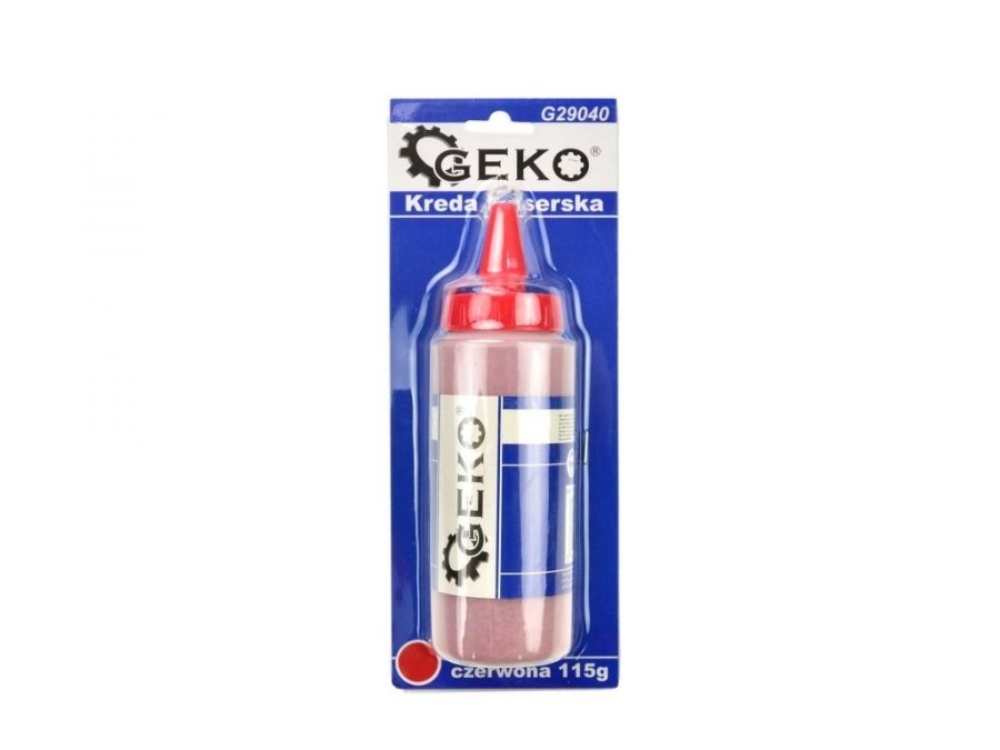 (obrázek pro) Křída značkovací 115 g červená GEKO