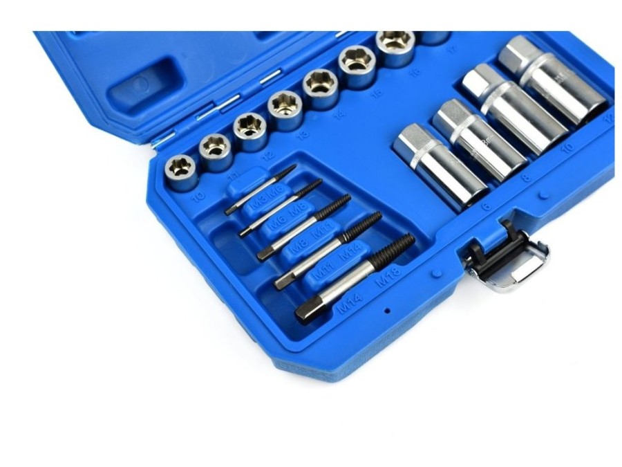 (obrázek pro) Sada vytahováků šroubů a čepů 18ks GEKO